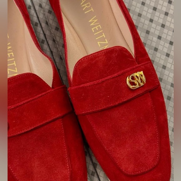 Stuart Weitzman Scarlet Suede Flats - Picture 4 of 8